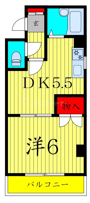 3階の間取り図