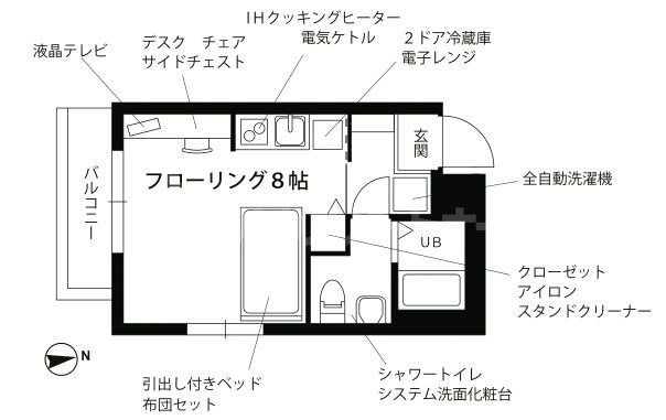 4階の間取り図