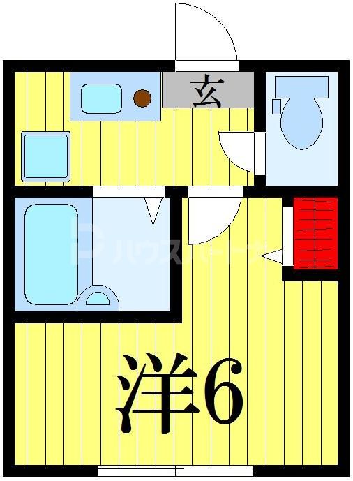 2階の間取り図