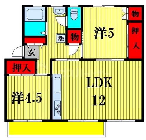 3階の間取り図