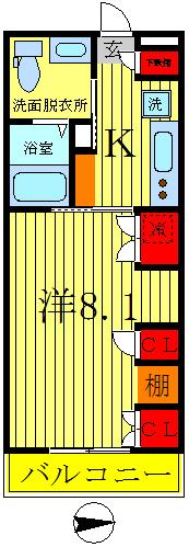 1階の間取り図