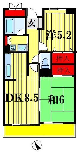 1階の間取り図