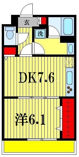 1階の間取り図