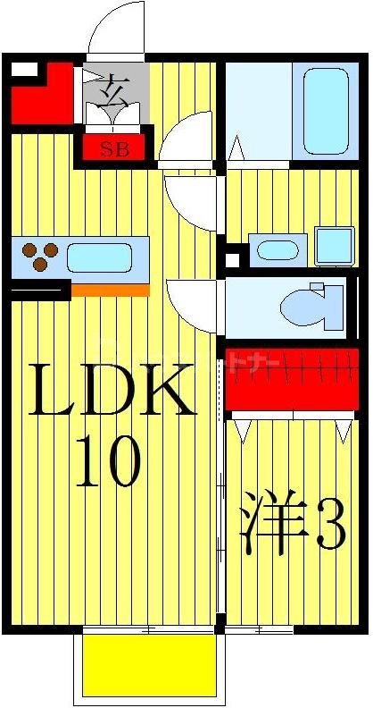 1階の間取り図