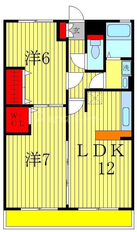 1階の間取り図