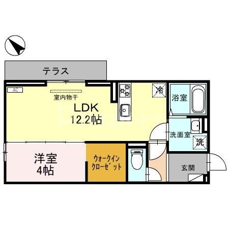 2階の間取り図