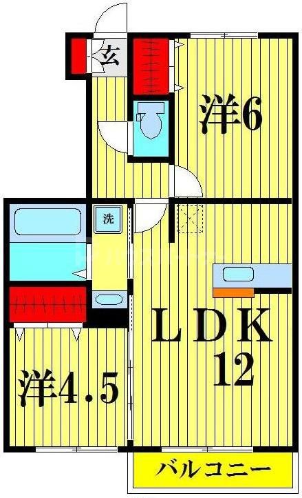 ※間取反転タイプ
