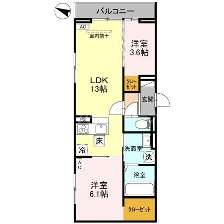 1階の間取り図