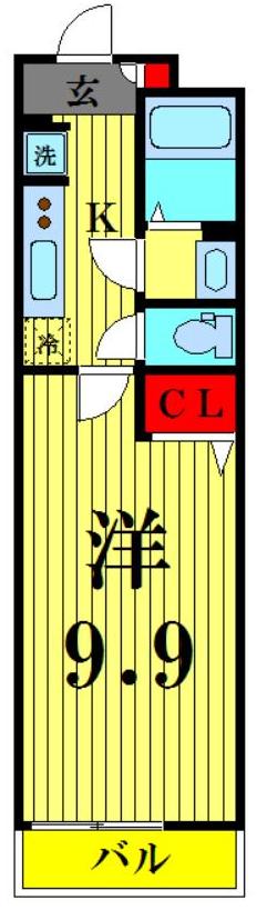 1階の間取り図