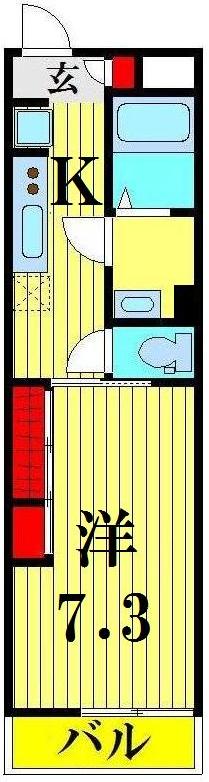 1階の間取り図