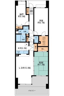 12階の間取り図