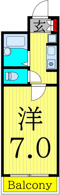 1階の間取り図