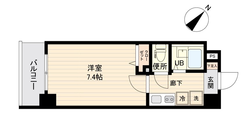 2階の間取り図