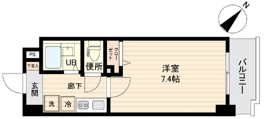 2階の間取り図