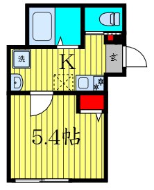 2階の間取り図