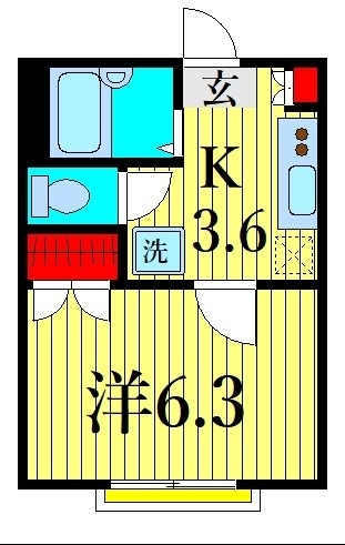 1階の間取り図