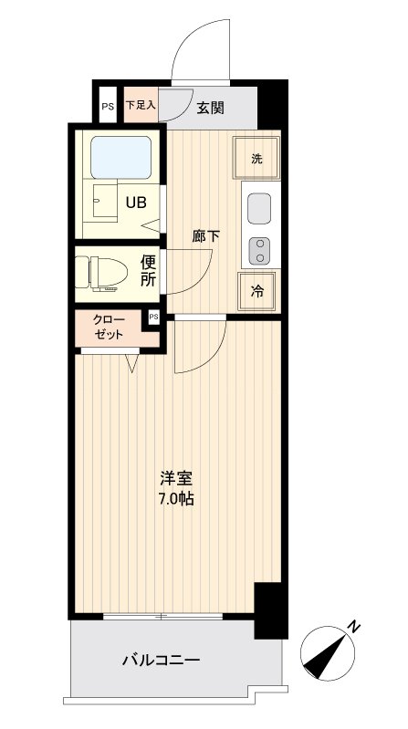 5階の間取り図