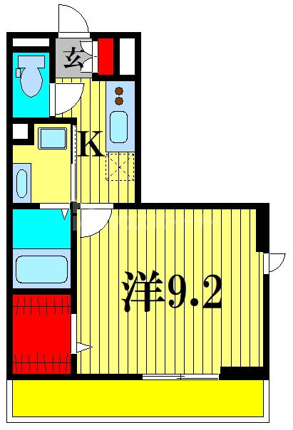 1階の間取り図