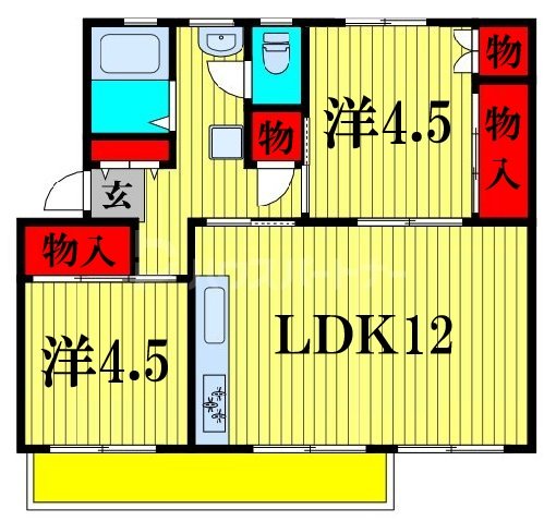 3階の間取り図