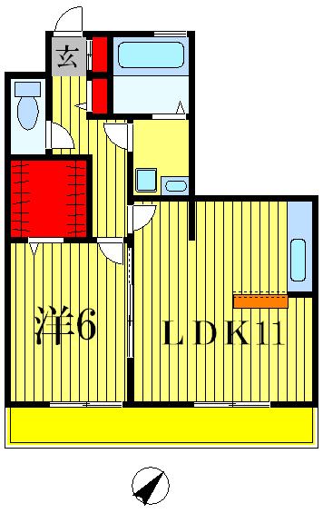 2階の間取り図