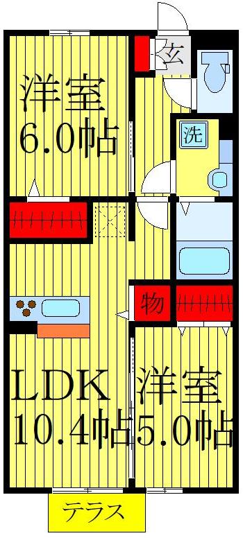 1階の間取り図