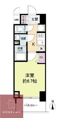 3階の間取り図
