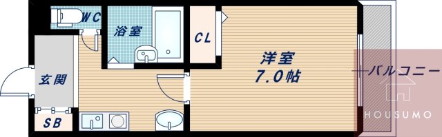 4階の間取り図
