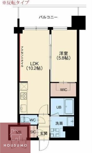 9階の間取り図
