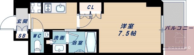 8階の間取り図