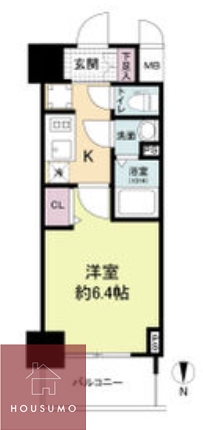 4階の間取り図