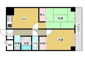 2階の間取り図