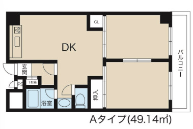 3階の間取り図