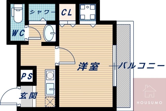 6階の間取り図