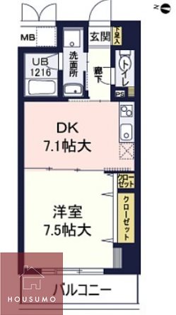 10階の間取り図