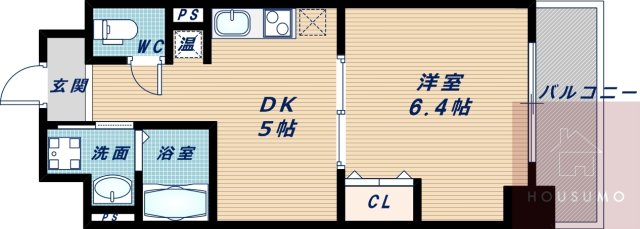 4階の間取り図