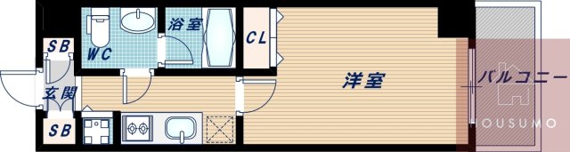 8階の間取り図