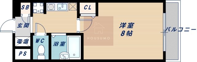 2階の間取り図