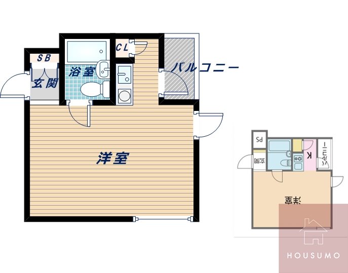 3階の間取り図