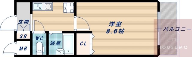 3階の間取り図