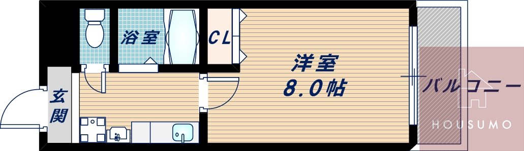 2階の間取り図