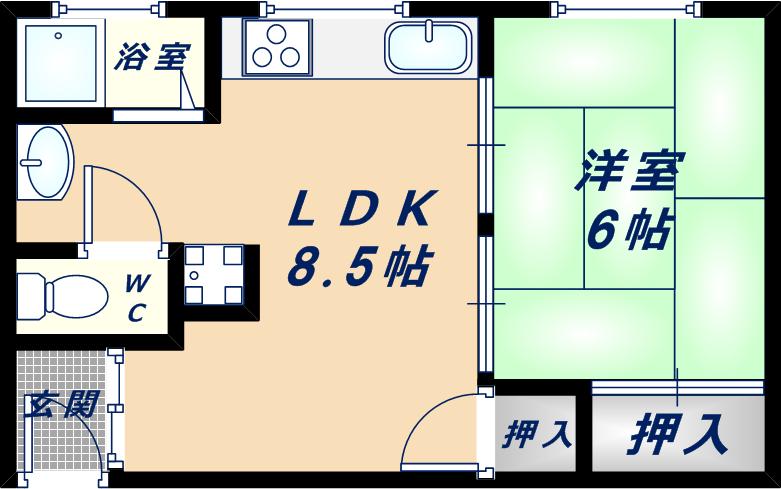 4階の間取り図
