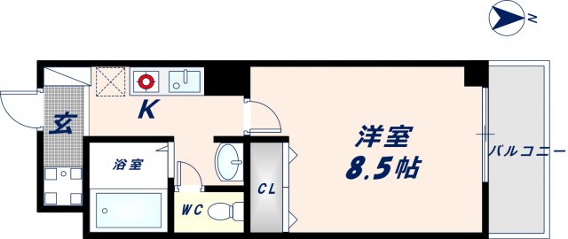 5階の間取り図