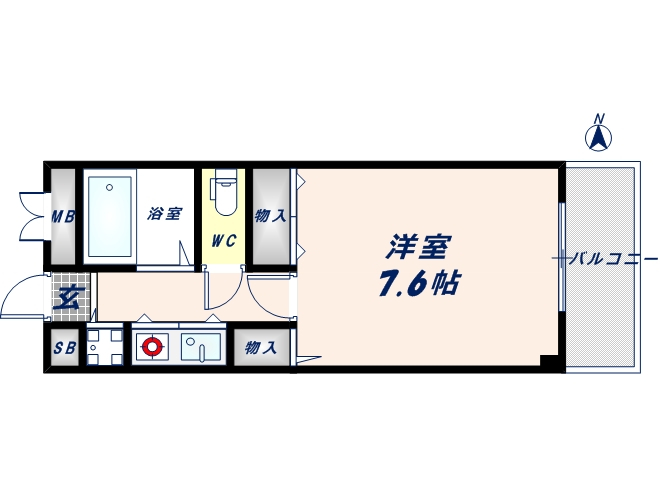 5階の間取り図