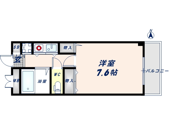 5階の間取り図