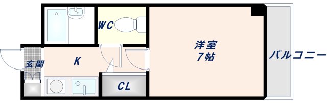 1階の間取り図