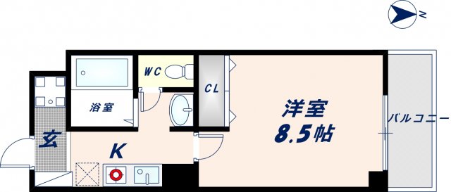 6階の間取り図