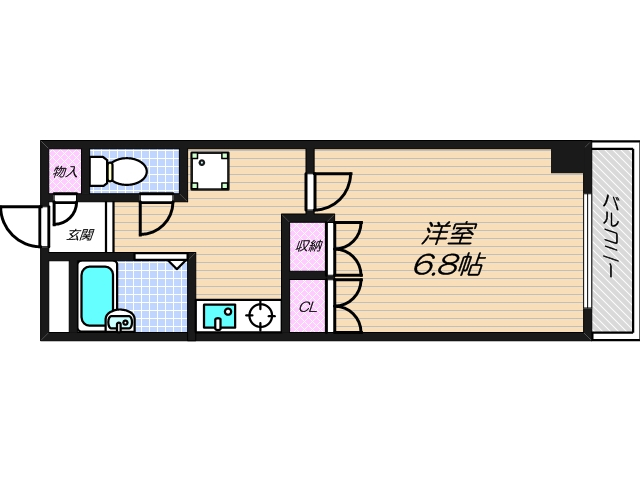 4階の間取り図