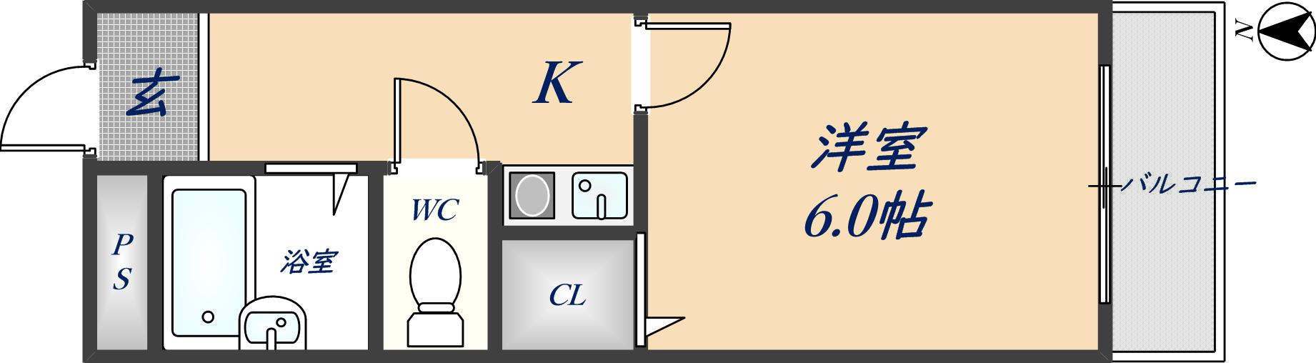 2階の間取り図