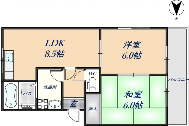 3階の間取り図