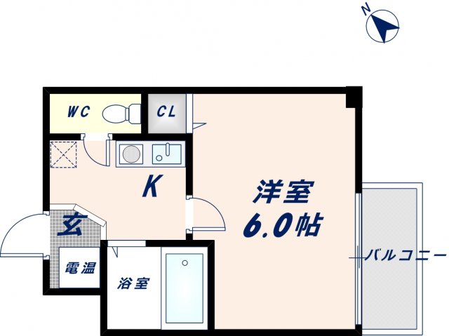 2階の間取り図